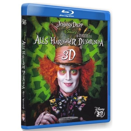 Alis Harikalar Diyarında - 3D Blu-Ray Disc Ambalajında