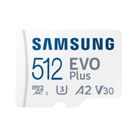 Samsung Evo Plus MB-MC512SA/TR 512 GB 160 MB/S MicroSDXC UHS-I U3 A2 V30 Hafıza Kartı