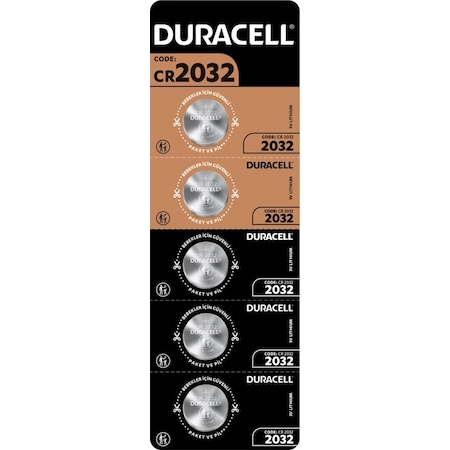 Duracell Özel 2032 Lityum Düğme Pil 3V (CR2032) 5 Adet