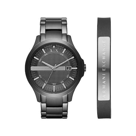 Armani Exchange Ax7101 Erkek Set Kol Saati Ve Bileklik