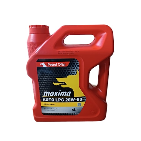 Petrol Ofisi Maxima Auto Lpg 20W-50 Motor Yağı 4 L