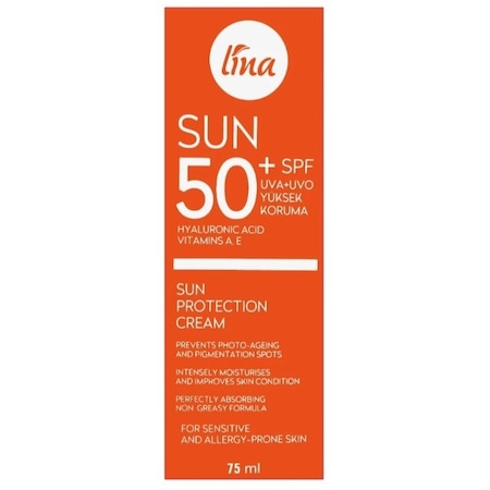 Lina Sun Yüksek Koruyucu Güneş Kremi SPF50+ 75 ML
