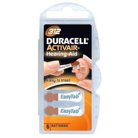 Duracell Hearing Aid 1 4v 312 6 Li Kulak Pili Fiyatlari Ve Ozellikleri