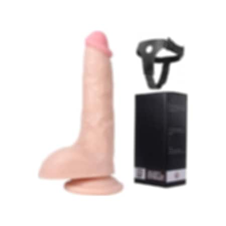 Hızlı Express Alex 26 Cm Belden Bağlamalı Realistik Takma Penis Strapon Dildo