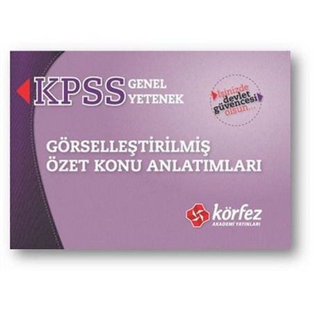 Korfez Kpss Genel Yetenek Gorsellestirilmis Ozet Konu Anlatimi Fiyatlari Ve Ozellikleri