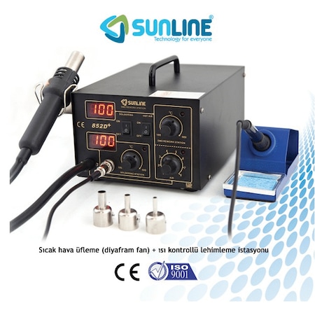sunline 852d se havya lehimleme istasyonu