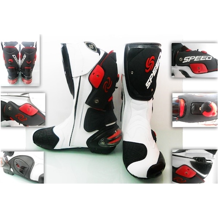 speed racing bot beyaz motosiklet botu