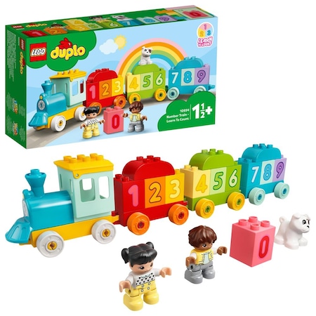 LEGO® DUPLO® İlk Sayı Treni Saymayı Öğren 10954 1½+ Eğitici Oyuncak Yapım Seti - 23 Parça