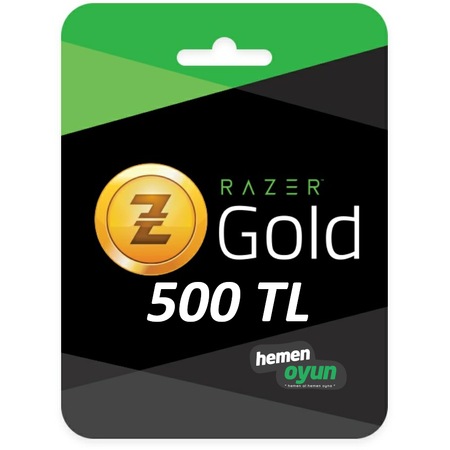 500 TL Razer Gold 500 TL Razer Gold E-Pin