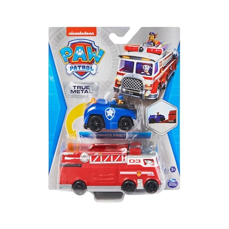 6063231 PAW Patrol True Metal İtfaiye Ekibi Aracı