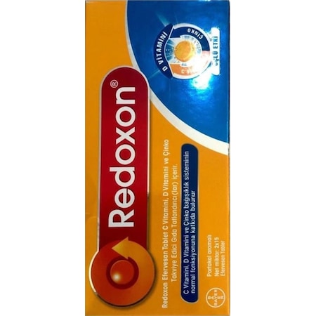 Redoxon Üçlü Etki C Vitamini + D Vitamini + Çinko Efervesan 30 Tablet