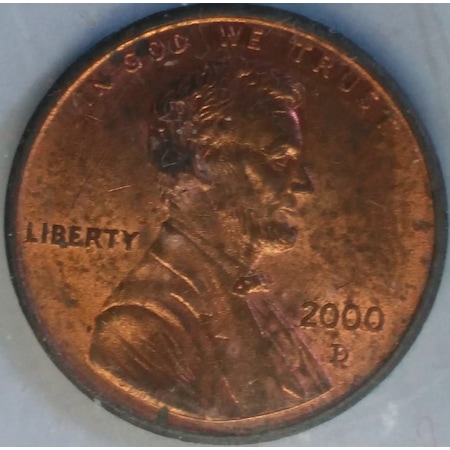 Amerika 2000 Yılı Tedavül D Seri 1 Lincoln Cent - Koleksiyonluk