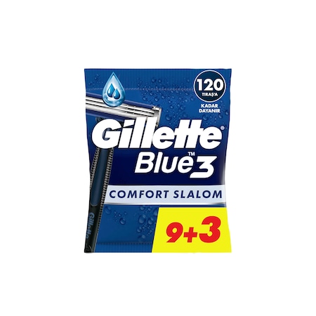 Gillette Blue 3 Comfort Slalom Kullan At Tıraş Bıçağı 9+3 Adet