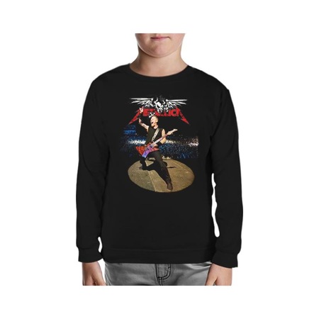 Metallica - James Siyah Çocuk Sweatshirt