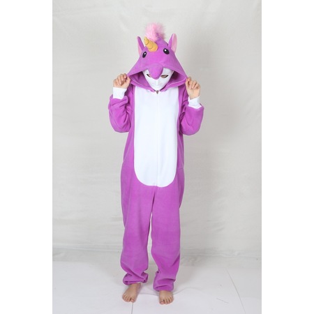 Yetişkin Ünicorn Kostümü Hayvan Kostümü Rahat Pijama Kostümü