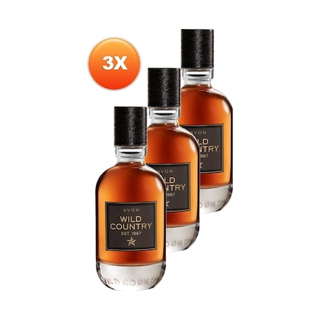 Avon Wild Country Erkek Parfüm EDT 3 x 75 ML