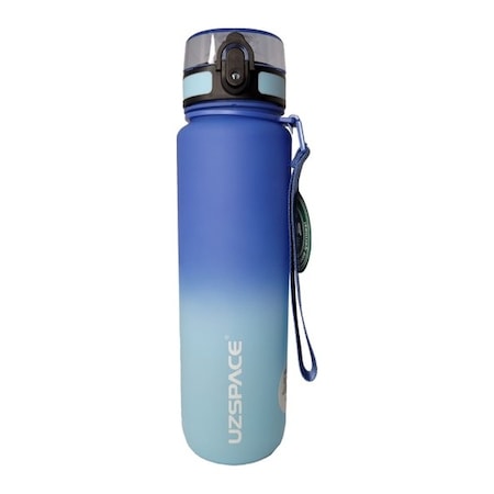 Uzspace Tritan Su Matarası 1000ml Vgn3038 Dark Blue Light Blue