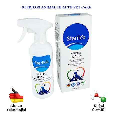 Sterilox Animal Health Yara Ağız Göz Bakım Solüsyonu 400 ML