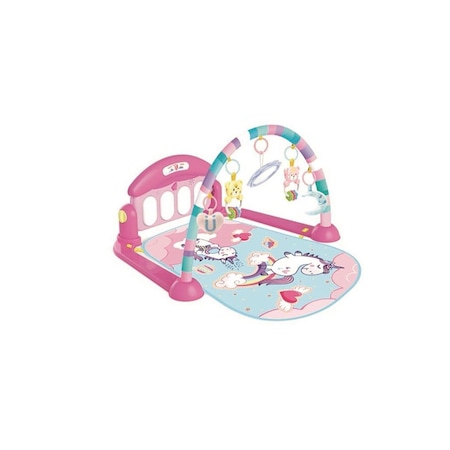 Birlik Oyuncak Babycim Piyanolu Bebek Oyun Halısı Unicorn Desenli