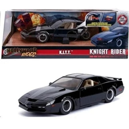 1/24 Jada Knight Rider 1982 Pontiac Kitt Kara Şimşek