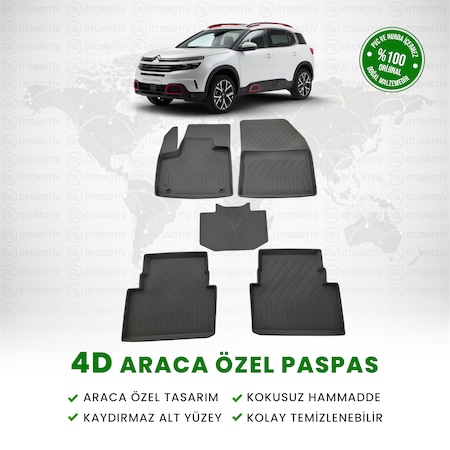 Citroen C5 Aircross 4d Havuzlu Paspas 2019 Model Ve Sonrası