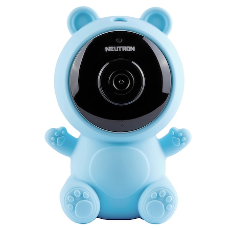 Neutron Ninni Söyleyen Gece Görüşlü IP Bebek İzleme Kamerası Mavi