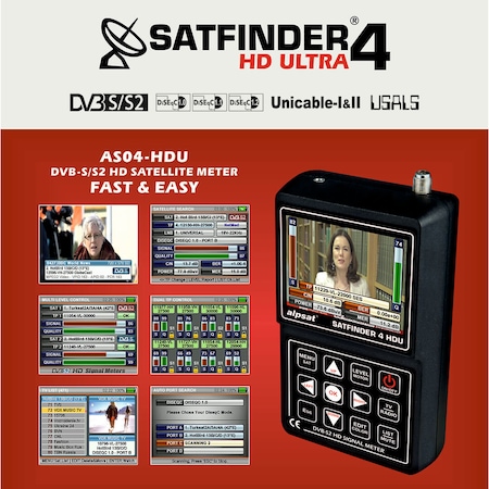 Satfinder 4 Hd Ultra - Görüntülü Full Hd Uydu Bulucu