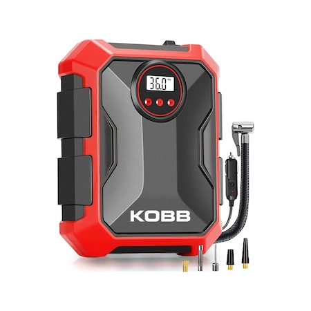 Kobb KB200 12V 150 Psi Ayarlanabilir Dijital Basınç Göstergeli Kompresör Hava Pompası