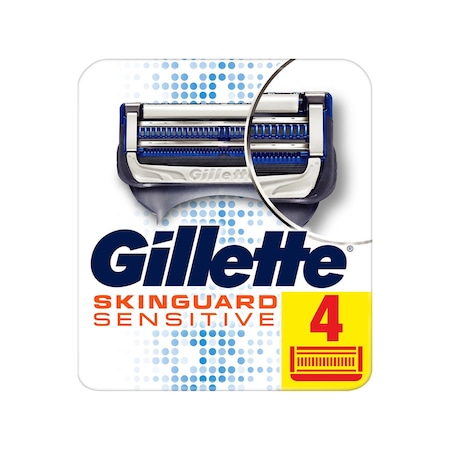 Gillette Skinguard Yedek Tıraş Bıçağı 4'lü