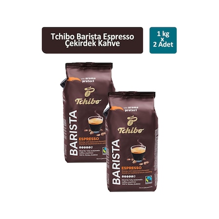 Tchibo Barista Espresso Çekirdek Kahve 2 x 1 KG