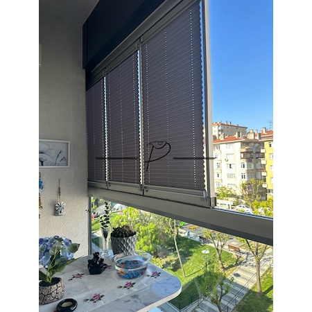 Plise Perde Cam Balkon Akordiyon Perde Yaylı Kancalı Sistem