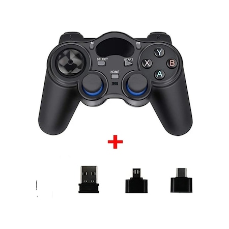 2.4g Wireless Gamepad Kablosuz Oyun Kolu Pc Ps3 Tv Box Android