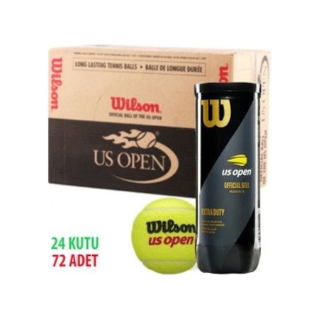 Wilson 24 Kutu Wilson Us Open Tenis Topu Vakum Ambalajda 1 Box