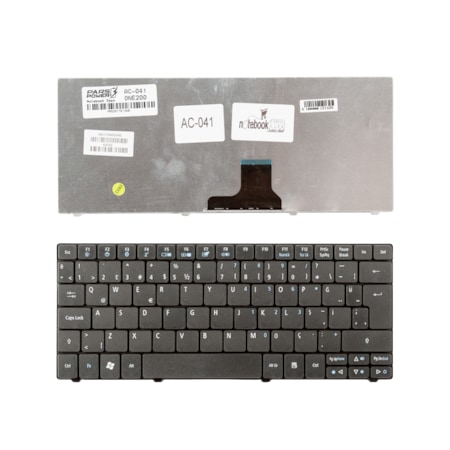 Acer Nsk-AQq1D, Nsk-AQr0T, P1Ve6 Uyumlu Notebook Klavye Siyah Tr