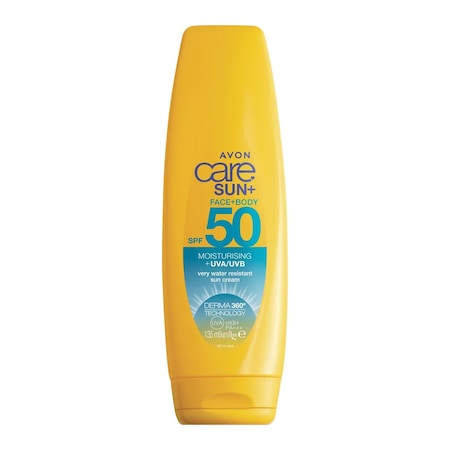 Avon Care Sun+ Yüzve Vücut Güneş Kremi SPF50 135 ML