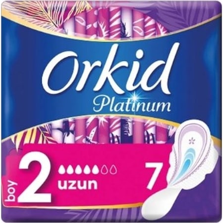 Orkid Platinum Hijyenik Ped Uzun 7'li