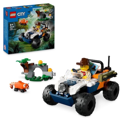 LEGO® 60424 Orman Kaşifinin ATV’li Kırmızı Panda Görevi 92 Parça