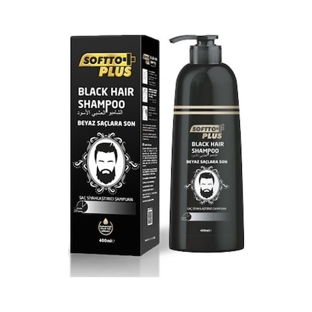 Softto Plus Black Hair Şampuan 2 x 350 ML