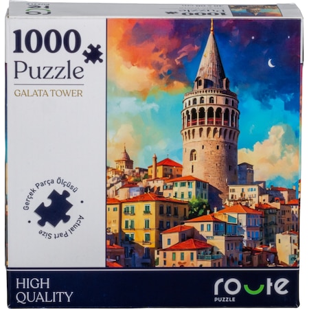 1000 Parça Galata Tower Puzzle 48 X 68 Cm