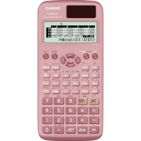 Casio FX-991EX-PK Bilimsel Fonksiyonlu 12 Hane Hesap Makinesi