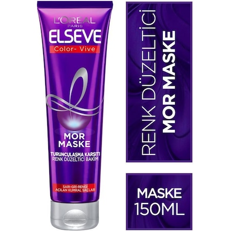 Elseve Color Vive Turunculaşma Karşıtı Mor Maske 150 ML