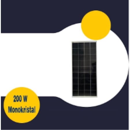 Gesper Energy 200 W 36 Hücre 12 V Monokristal Güneş Paneli