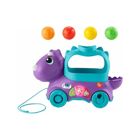 Fisher Price Sesli ve Işıklı Eğlenceli Dinozor HNR55