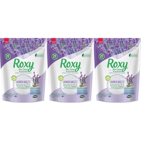 Dalan Roxy Bio Clean Matik Sabun Tozu 800GR Lavanta Bahçesi 3'lü