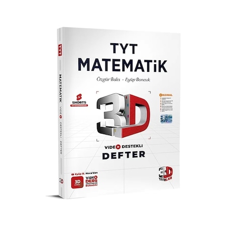 2023 TYT Matematik Video Destekli Defter - 3D Yayınları