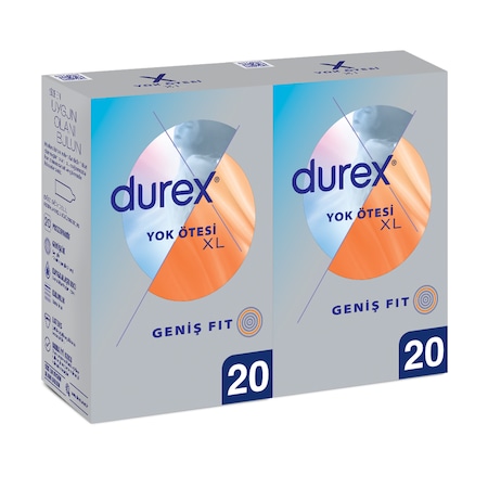 Durex Yok Ötesi XL Prezervatif 40'lı