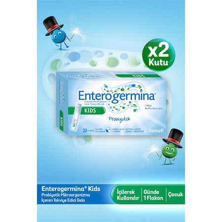 Enterogermina Kids 2 Milyar Probiyotik 2 x 20 Flakon