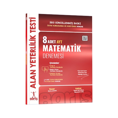 Ayt 8'li Matematik Denemesi - Barış Yayınları