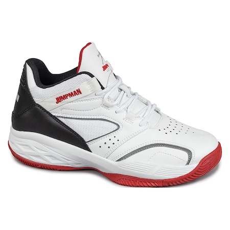 Jump 27722 Beyaz - Siyah - Kırmızı Erkek Basketbol Spor Ayakkabısı 27722-(575067173)