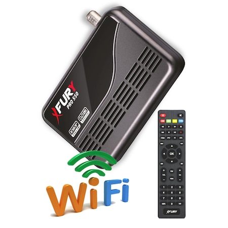 Fury Pro 550 Çanaklı - Çanaksız Wi-Fİ Dahil Full HD Uydu Alıcısı